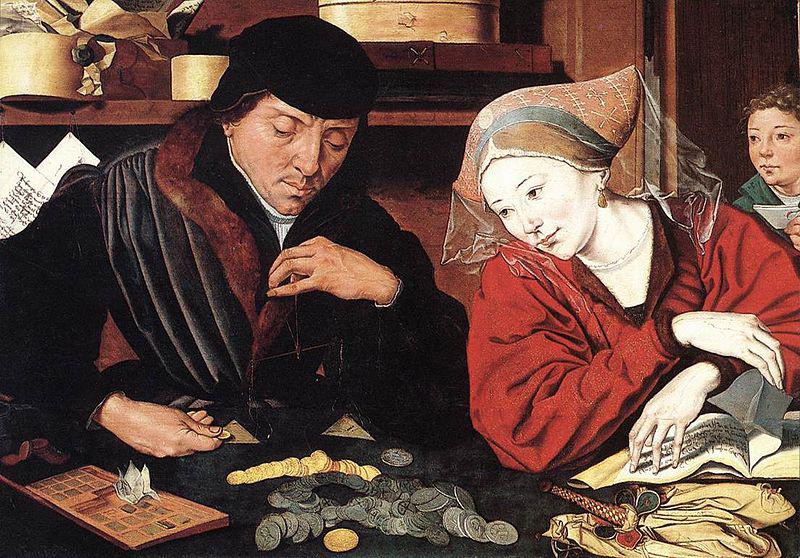 Marinus van Reymerswaele The Banker and His Wife France oil painting art